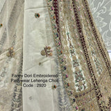 Adorn Wedding Embroidered Net Lehenga