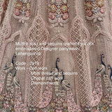 Majestic Heavy Peacock Embroidered Lehenga
