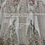 Majestic Heavy Peacock Embroidered Lehenga