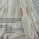 Majestic Heavy Peacock Embroidered Lehenga