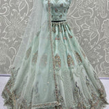 Majestic Heavy Peacock Embroidered Lehenga