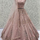 Majestic Heavy Peacock Embroidered Lehenga