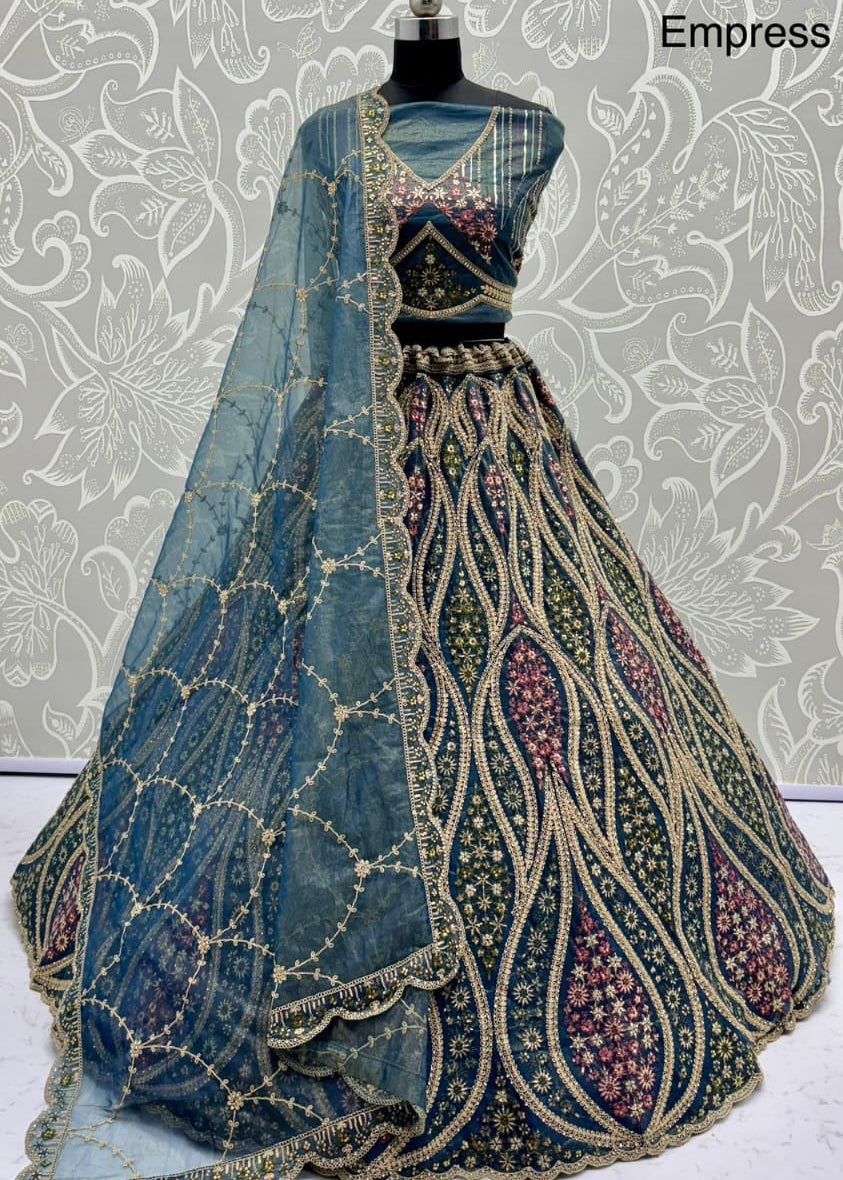 Gorgeous Bridal Embroidered Lehenga