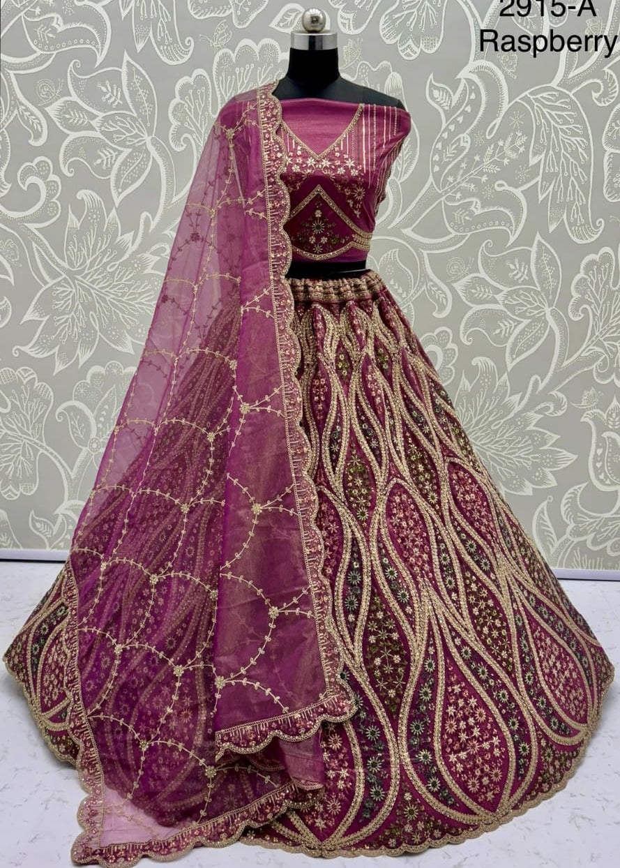 Gorgeous Bridal Embroidered Lehenga
