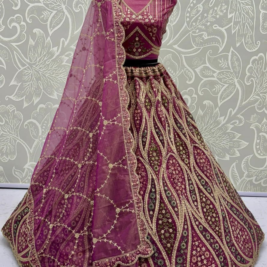 Gorgeous Bridal Embroidered Lehenga