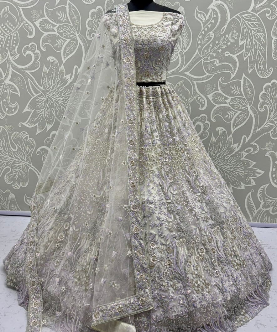 Attractive Embroidered Designer Lehenga