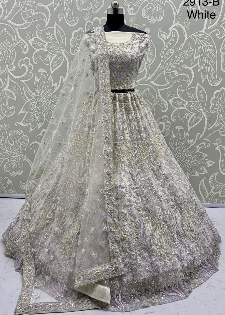 Attractive Embroidered Designer Lehenga