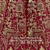 Luxurious Bridal Net Wedding Lehenga