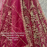 Luxurious Bridal Net Wedding Lehenga