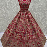 Crafted Silk Embroidered Lehenga
