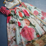 Gracefully Floral Print Lehenga
