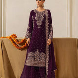 Pakistani Embroidered Straight Suit