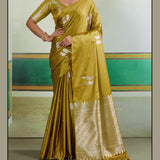 Handloom Pure Satin Weaving Saree