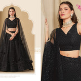 Zeel Heavy Thread Work Lehenga