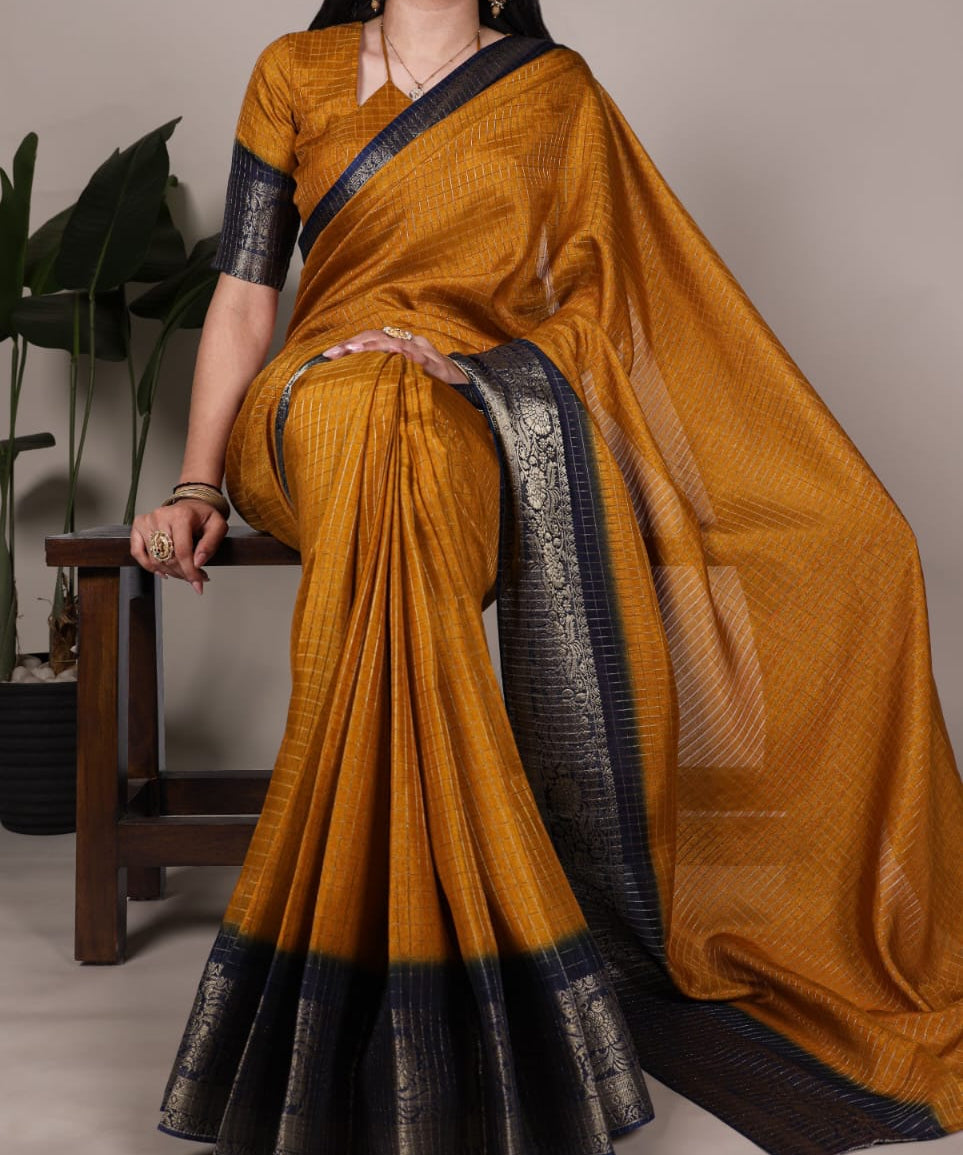 Traditional Zari Border Saree Collection