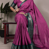 Traditional Zari Border Saree Collection