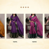 Traditional Zari Border Saree Collection