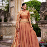 Dreamy Pastel Fandy Silk Lehenga