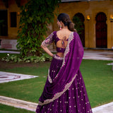 Elegance Varushee Rangoli Crush Lehenga