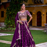 Elegance Varushee Rangoli Crush Lehenga
