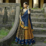 Navratri Traditional Printed Reyon Lehenga