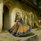 Navratri Traditional Printed Reyon Lehenga