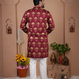 Men's Gadhval Silk Kurta Payjama