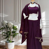 Elegant Stylish Shrug Lehenga Choli