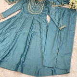 Tredny Designer Silk Anarkali Gown