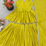 Lemon Yellow Ethnic Suit Collection