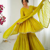 Lemon Yellow Ethnic Suit Collection