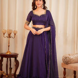 Dimond Crush Silk Lehenga Choli