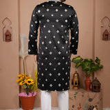 Festive Men's Embroidered Kurta
