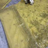 Premium Yellow Soft Net Lehenga