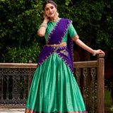Heritage Polly Cotton Silk Lehenga