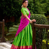 Heritage Polly Cotton Silk Lehenga