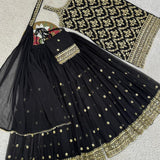 Lavish Embroidered Top Plazzo Set
