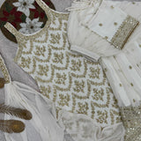 Lavish Embroidered Top Plazzo Set