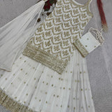 Lavish Embroidered Top Plazzo Set