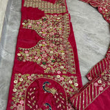 Bridal Peacock Embroidered Lehenga