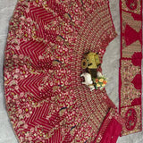 Bridal Peacock Embroidered Lehenga