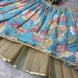 Designer Georgette Printed Lehenga