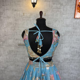 Designer Georgette Printed Lehenga