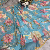 Designer Georgette Printed Lehenga