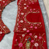 Reddish Bridal Embroidered Lehenga
