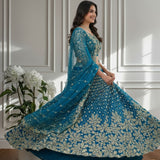 Crafted Butterfly Net Lehenga Choli
