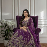Crafted Butterfly Net Lehenga Choli