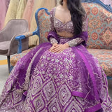 Adorn Wedding Embroidered Lehenga