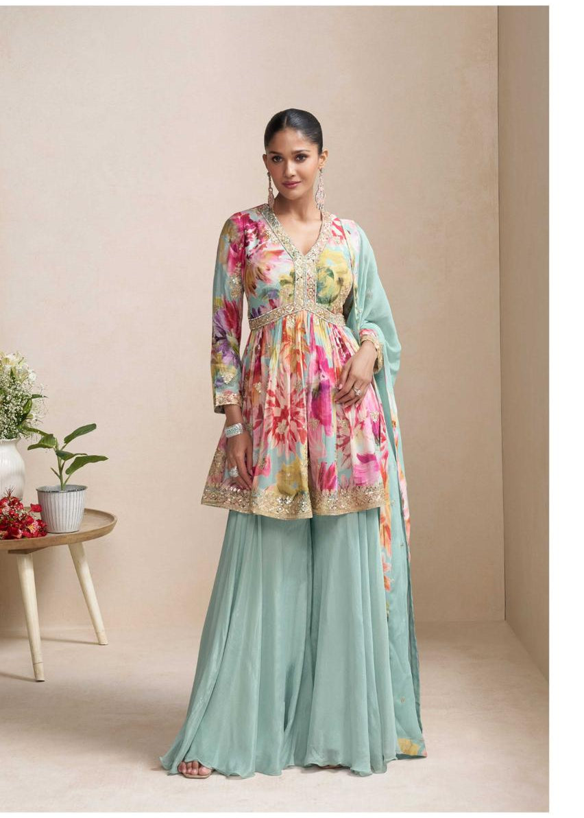 Raaga Classic Chinon Top Plazzo