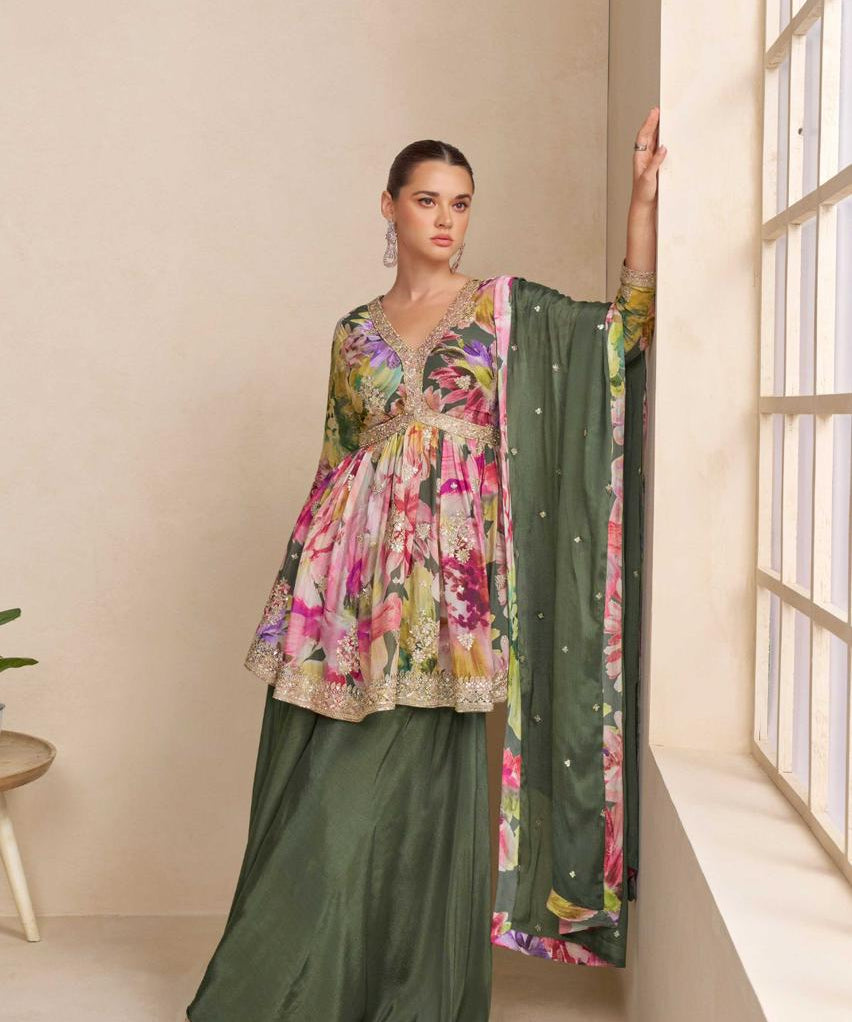 Raaga Classic Chinon Top Plazzo